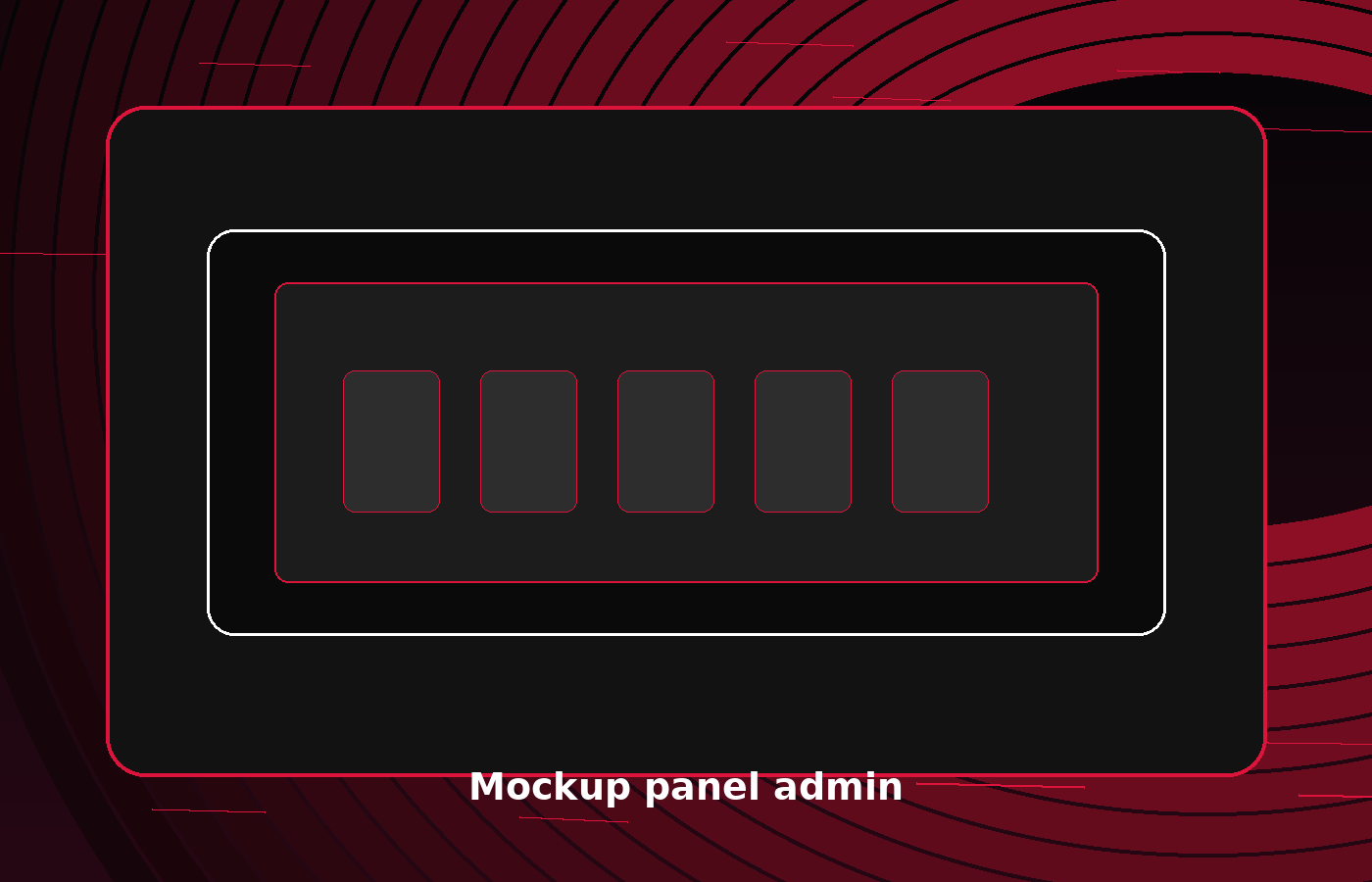 Panel administrativo